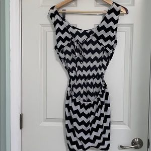 Black and white romper